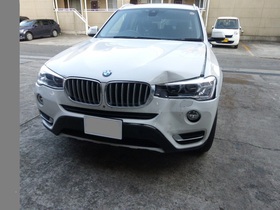 ＢＭＷ　Ｘ3　栃木県宇都宮市から板金塗装修理でご来店です。