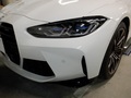 BMW M4  栃木県小山市から 板金 塗装 修理でご来店です。5