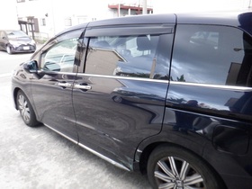 ホンダ オデッセイ 栃木県矢板市から板金塗装修理でご来店です。