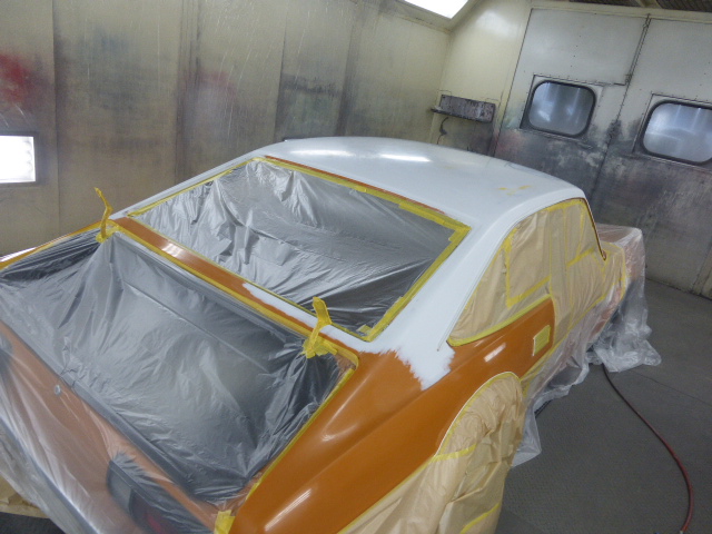 旧車のルーフパネル 錆修理 サニー カリーナ 栃木県宇都宮市の自動車修理 板金塗装といえば 有 半田モータース