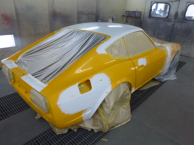 旧車のルーフパネル 錆修理 フェアレディーz 栃木県宇都宮市の自動車修理 板金塗装といえば 有 半田モータース